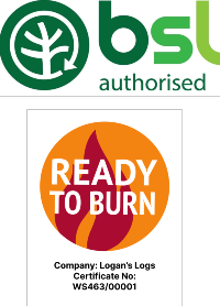 BSL authorised logo next to the Ready to Burn logo