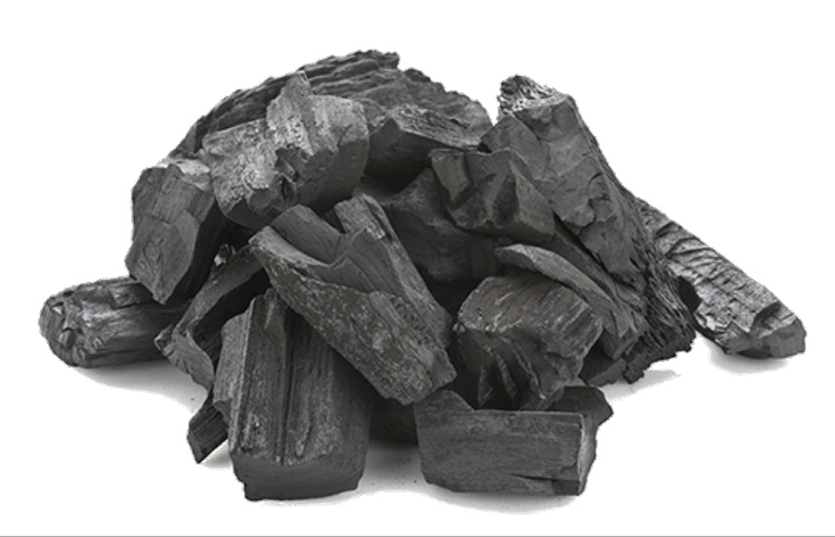 charcoal lumps