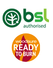 BSL authorised logo next to the Ready to Burn logo