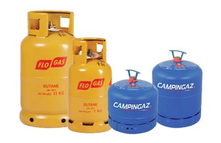 bottled butane gas