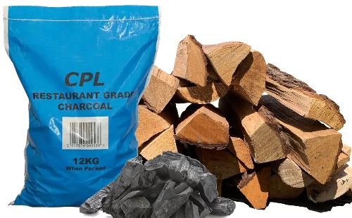 Cooking wood and charcoal