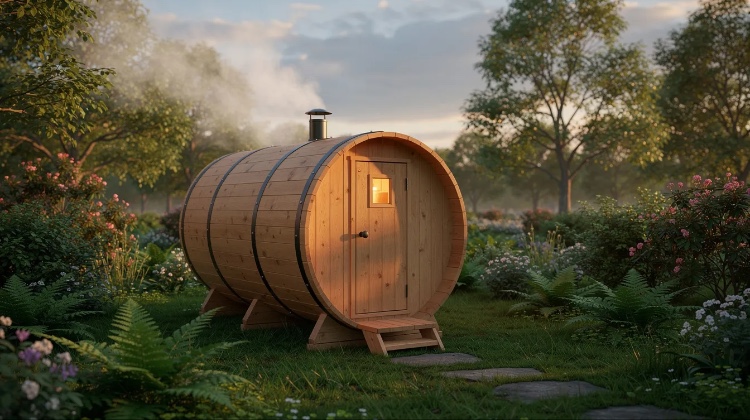 wood fired sauna