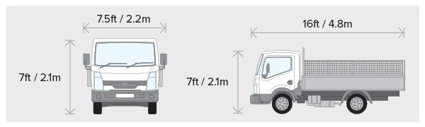 lorry dimensions diagram